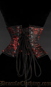 Red Floral Waist Cincher