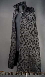 Black Brocade Male Cape