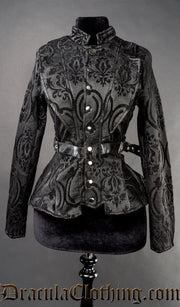 Black Brocade Vendetta Jacket