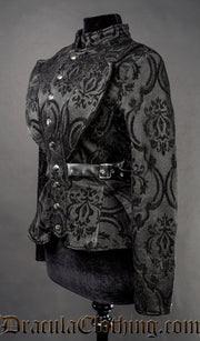 Black Brocade Vendetta Jacket