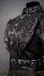 Black Brocade Vendetta Jacket