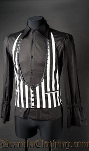 Black and White Waistcoat