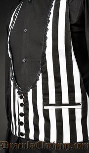 Black and White Waistcoat