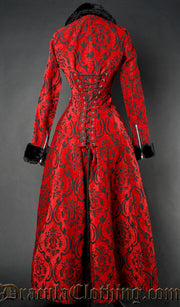 Crimson Shieldmaiden Coat