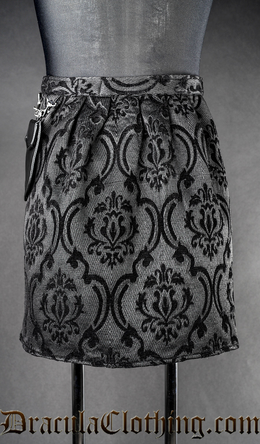 Black Brocade Kilt