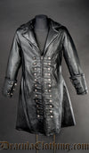 Real Leather Captain Coat