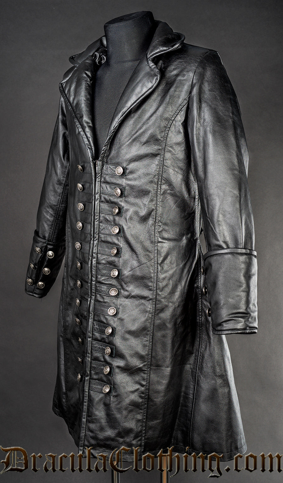 Real Leather Captain Coat