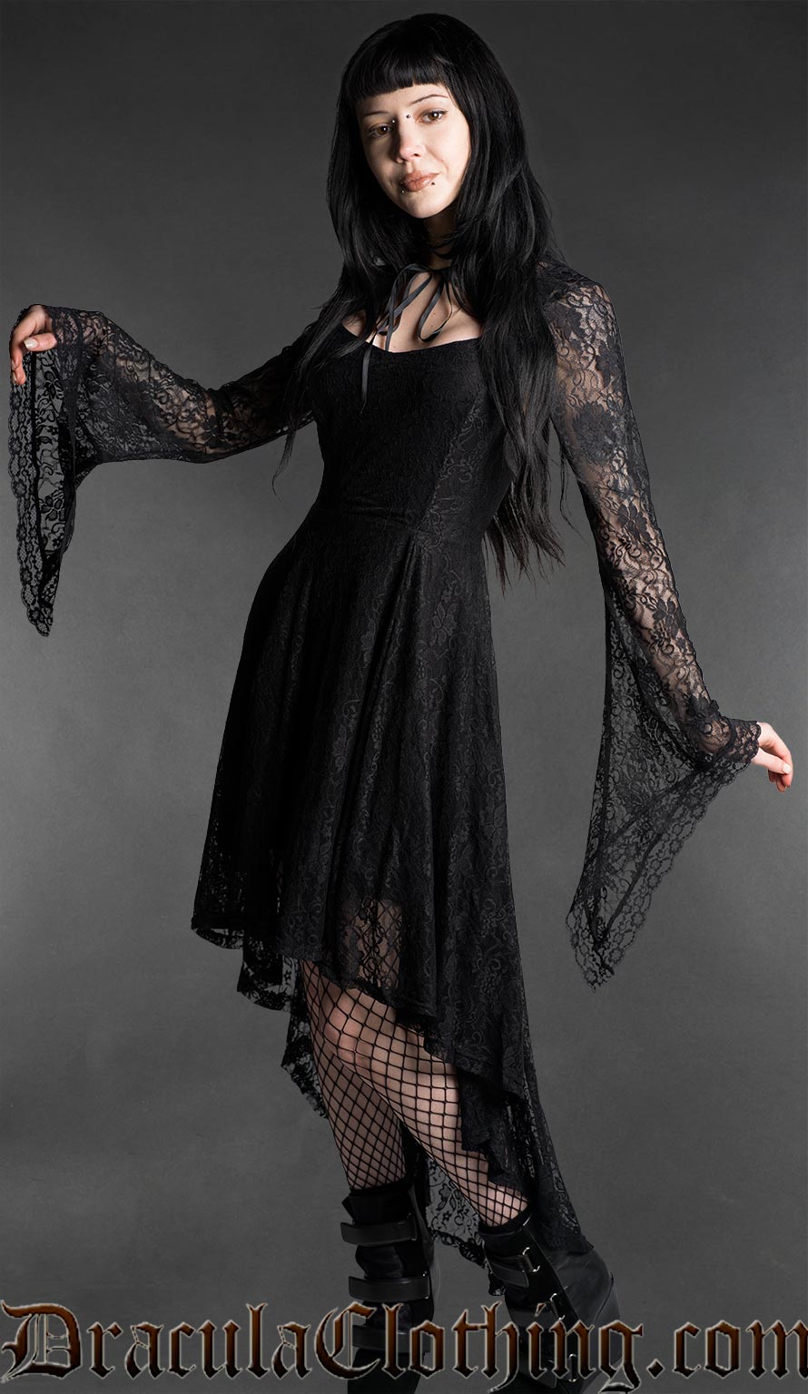 Elegance High Low Lace Dress