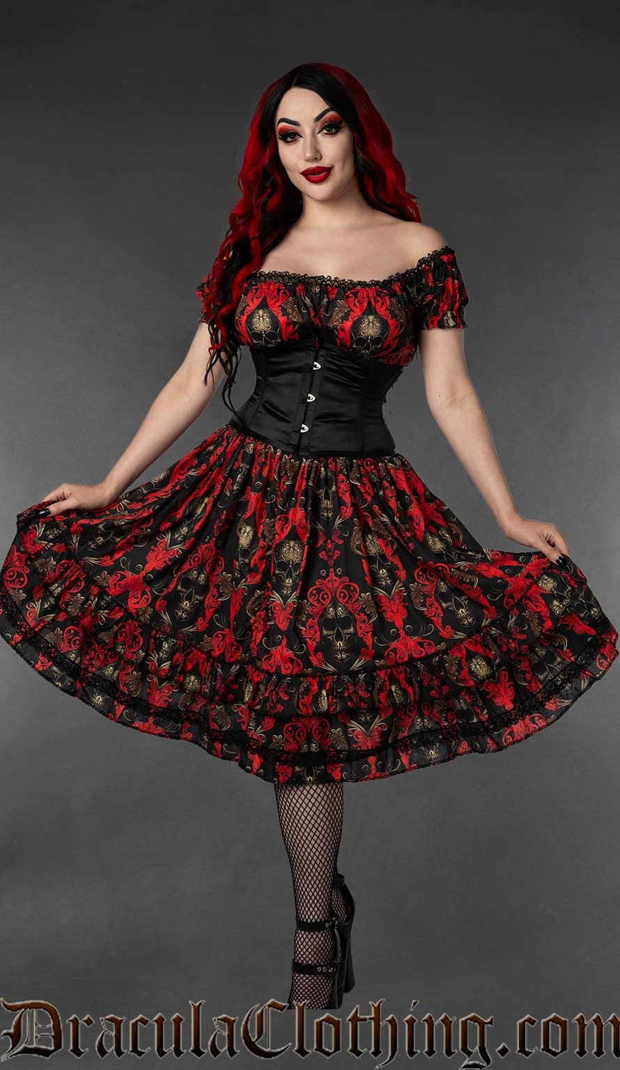 Elegy Gothabilly Dress XXL