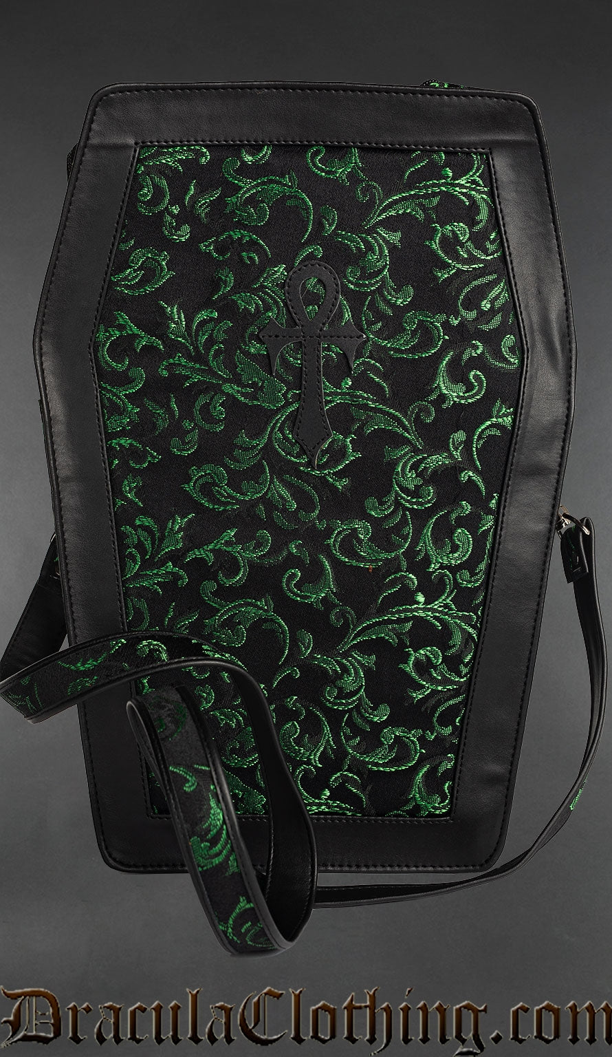 Emerald Big Ankh Shoulder Bag