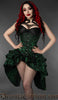 Emerald Bustle Corset