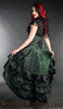 Emerald Layer Bustle Skirt