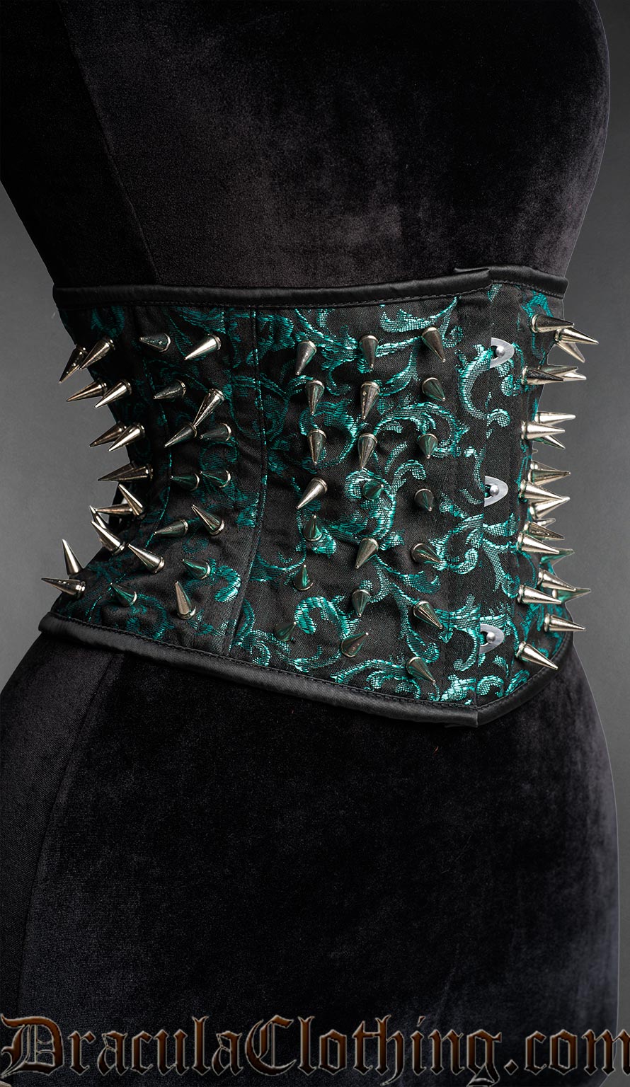 Emerald Spiked Waist Cincher