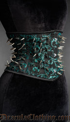 Emerald Spiked Waist Cincher