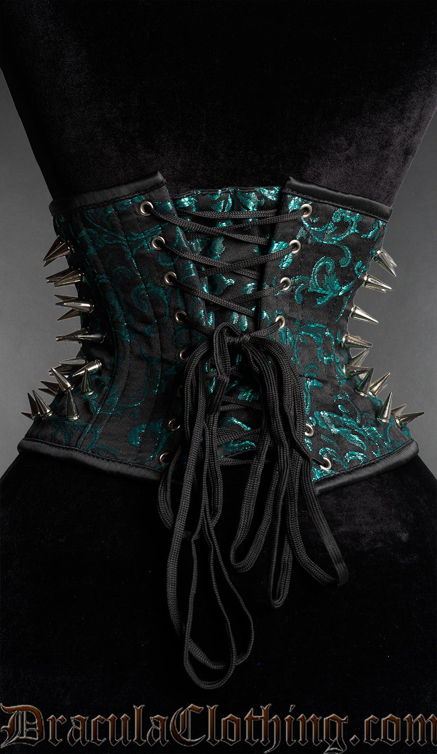 Emerald Spiked Waist Cincher
