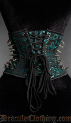 Emerald Spiked Waist Cincher