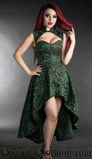 Emerald Steel Choker Dress