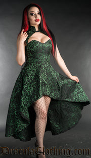 Emerald Steel Choker Dress