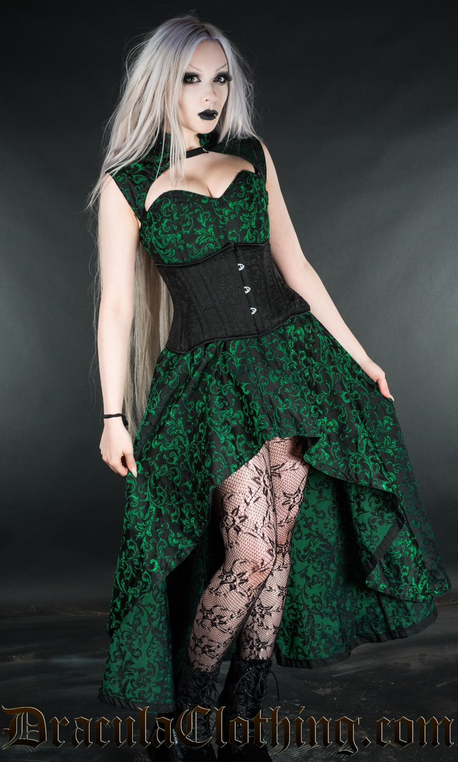Emerald Steel Choker Dress S Emerald Steel Choker Dress S