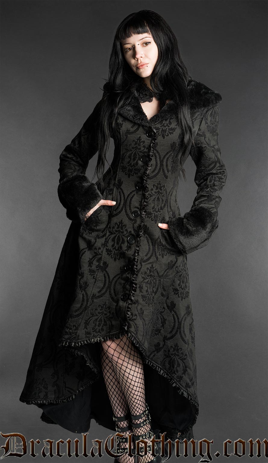 Black Evil Princess Coat