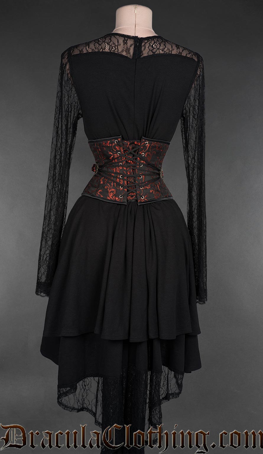 Fan Lacing Ruby Waist Cincher
