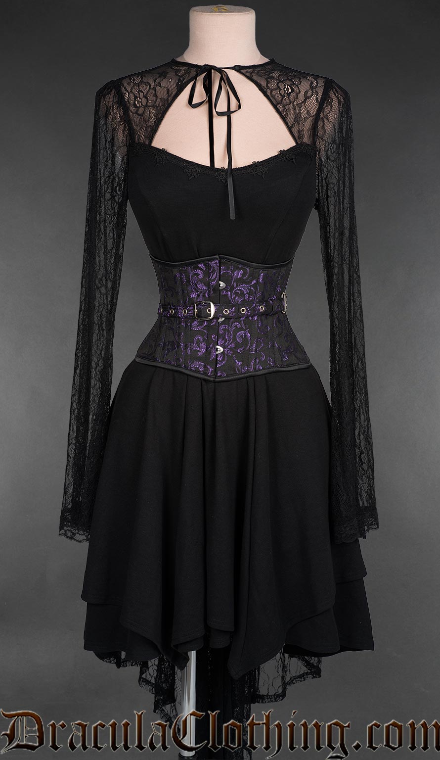 Fan Lacing Amethyst Extreme Waist Cincher