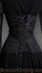 Fan Lacing Amethyst Extreme Waist Corset