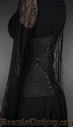 Fan Lacing Cotton Extreme Waist Corset