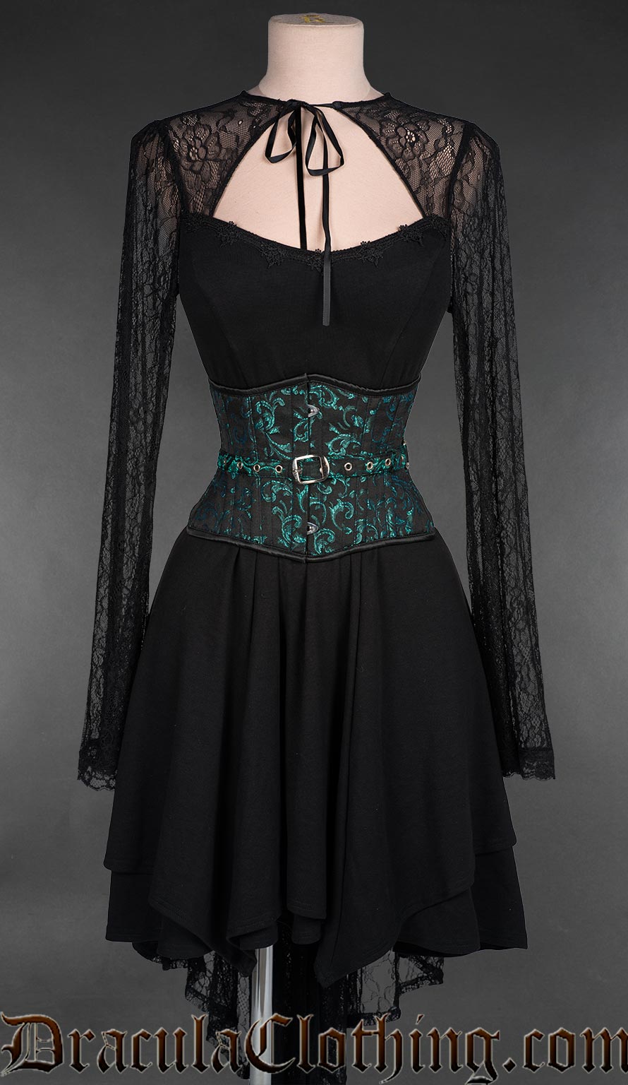 Fan Lacing Emerald Extreme Waist Cincher