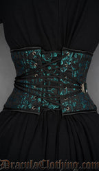 Fan Lacing Emerald Extreme Waist Cincher