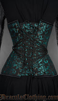 Fan Lacing Emerald Extreme Waist Corset