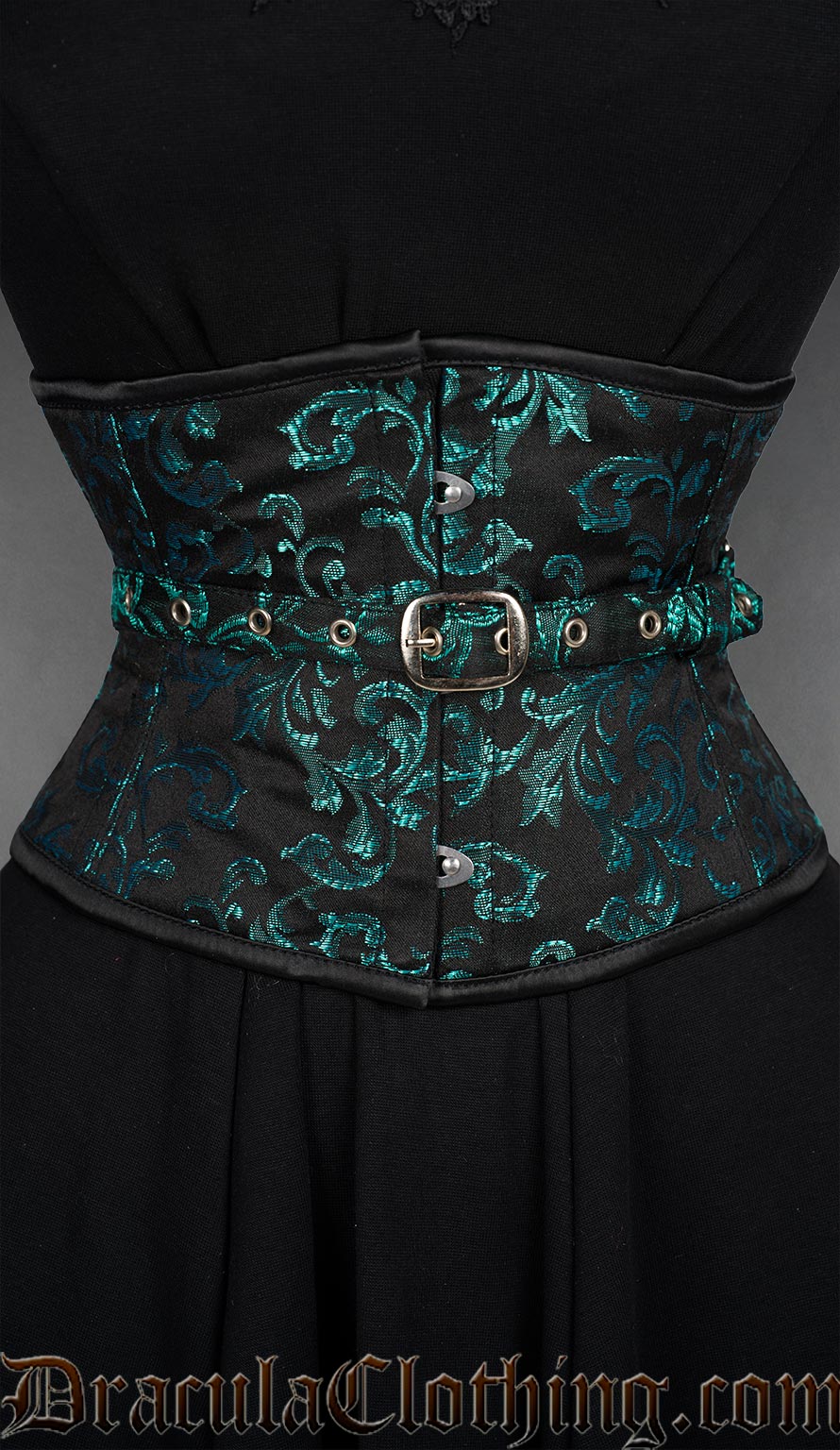 Fan Lacing Emerald Waist Cincher