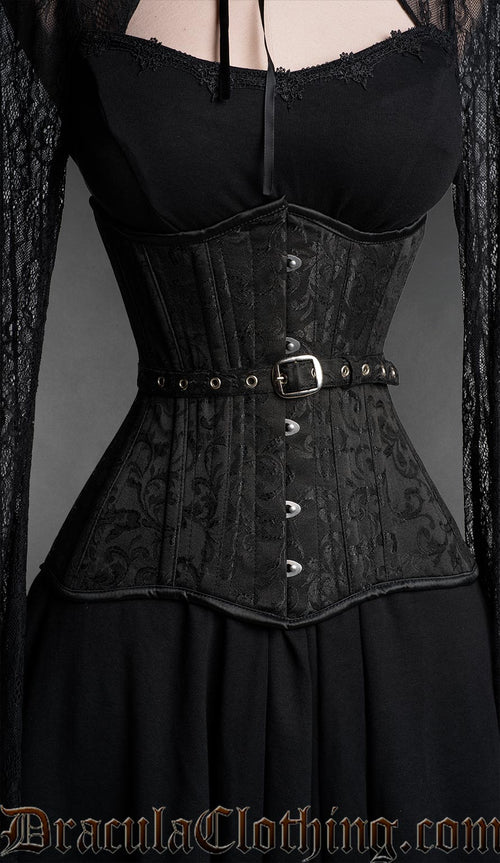 Fan Lacing Onyx Extreme Waist Corset