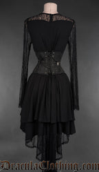 Fan Lacing Onyx Waist Cincher