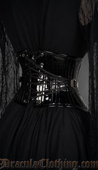Fan Lacing PVC Extreme Waist Cincher