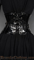 Fan Lacing PVC Extreme Waist Cincher