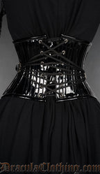 Fan Lacing PVC Extreme Waist Cincher
