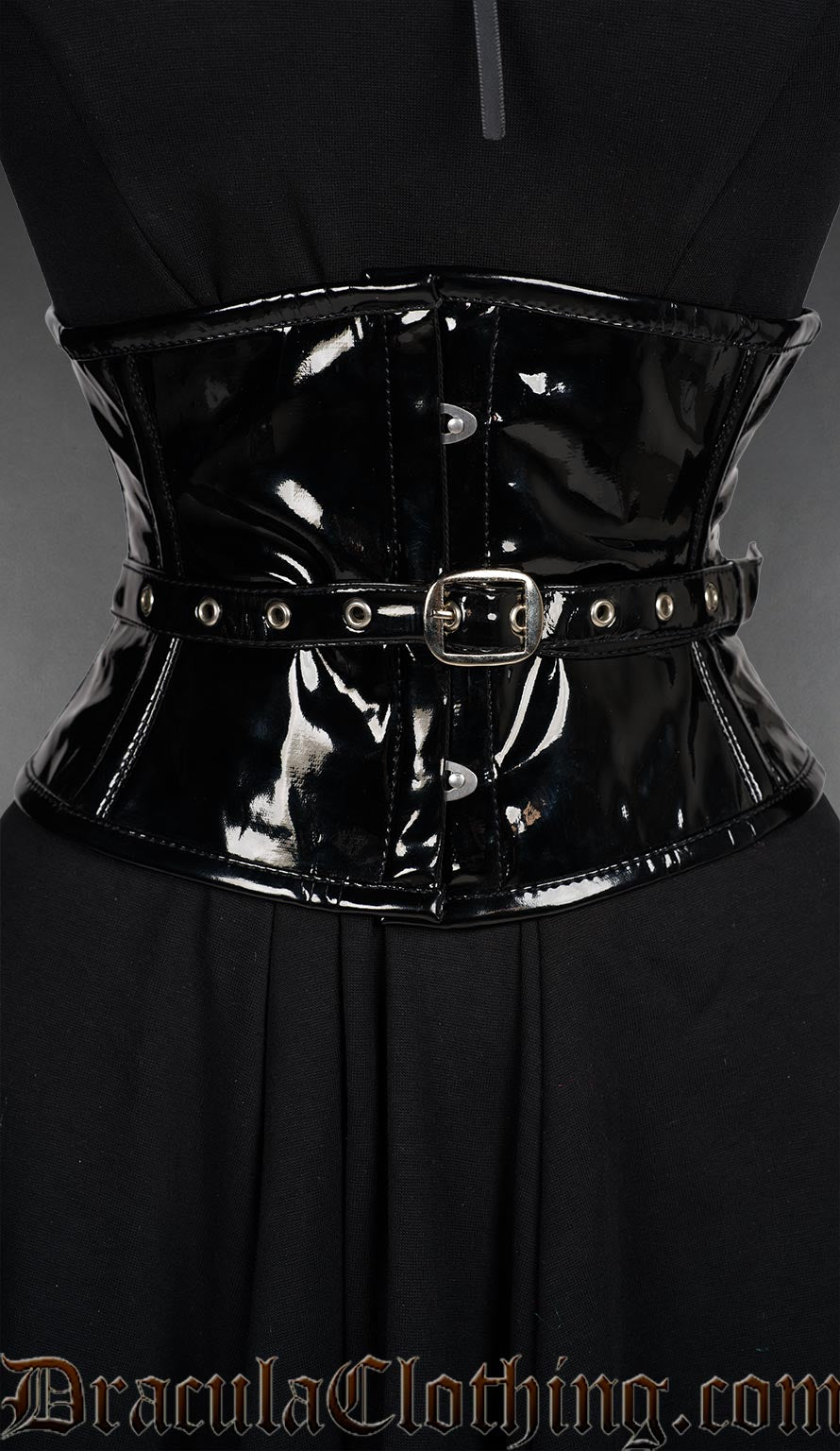 Fan Lacing PVC Waist Cincher
