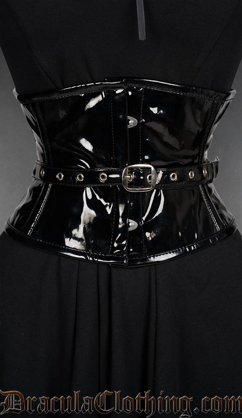 Fan Lacing PVC Waist Cincher