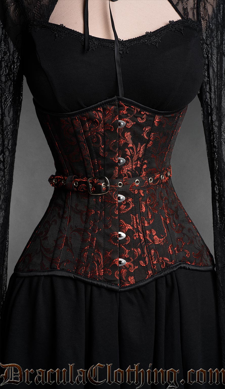 Fan Lacing Ruby Extreme Waist Corset