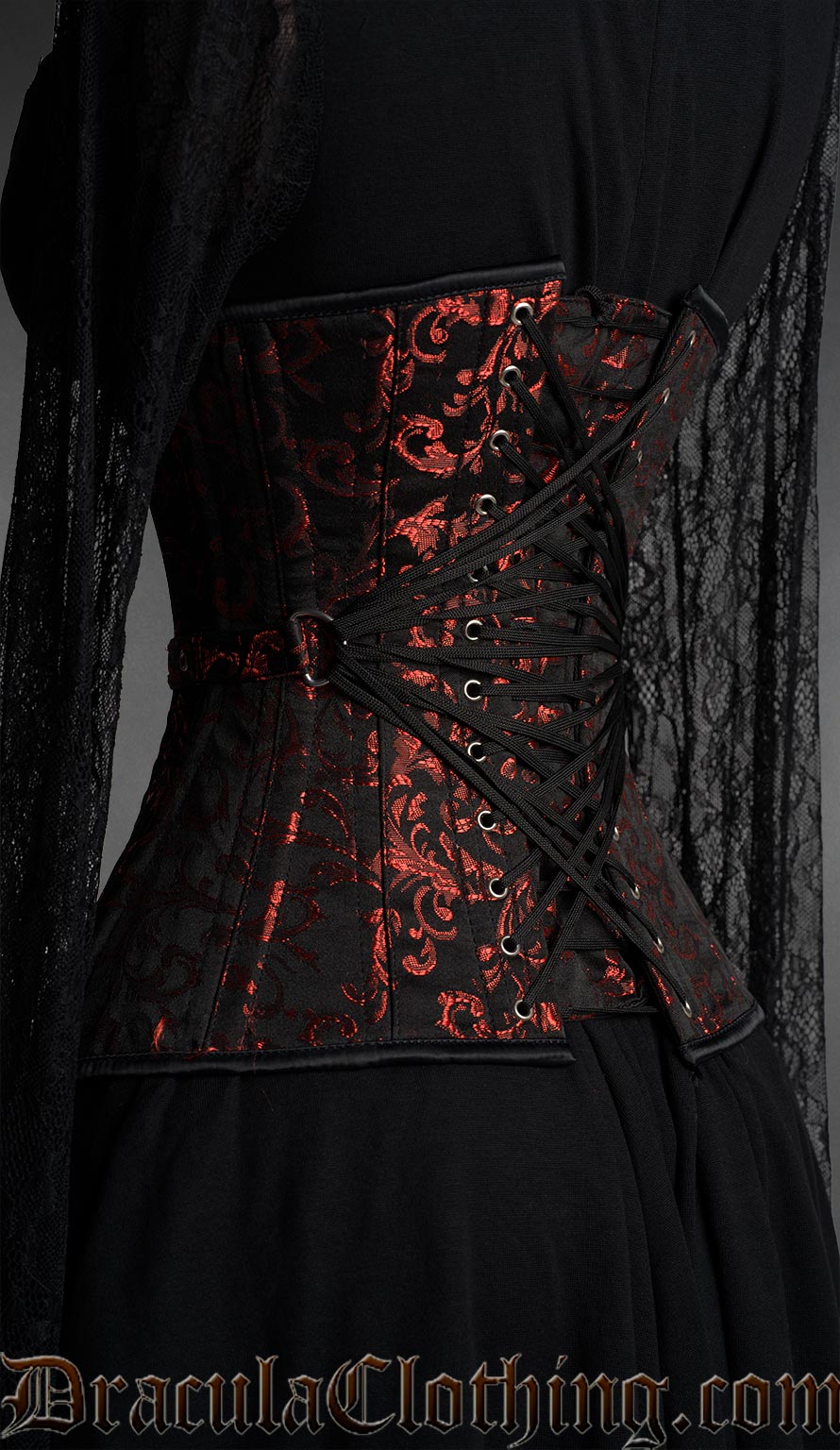 Fan Lacing Ruby Extreme Waist Corset
