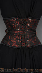 Fan Lacing Ruby Waist Cincher