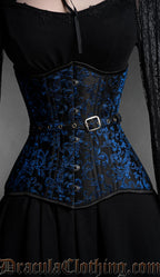 Fan Lacing Sapphire Extreme Waist Corset