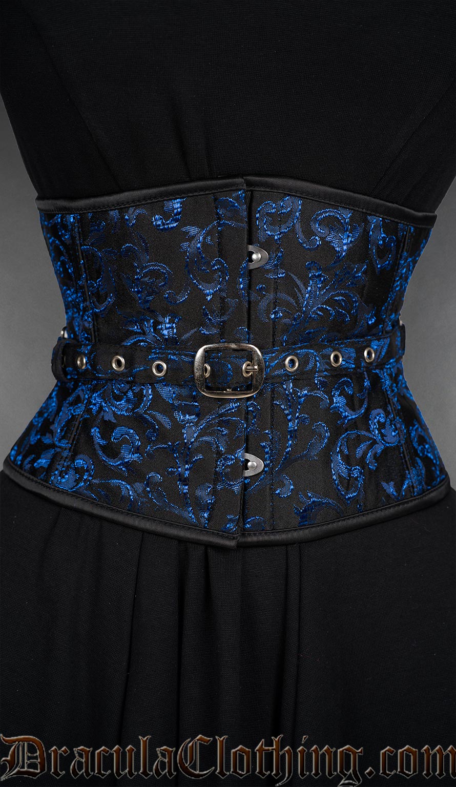 Fan Lacing Sapphire Waist Cincher