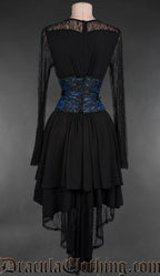 Fan Lacing Sapphire Waist Cincher