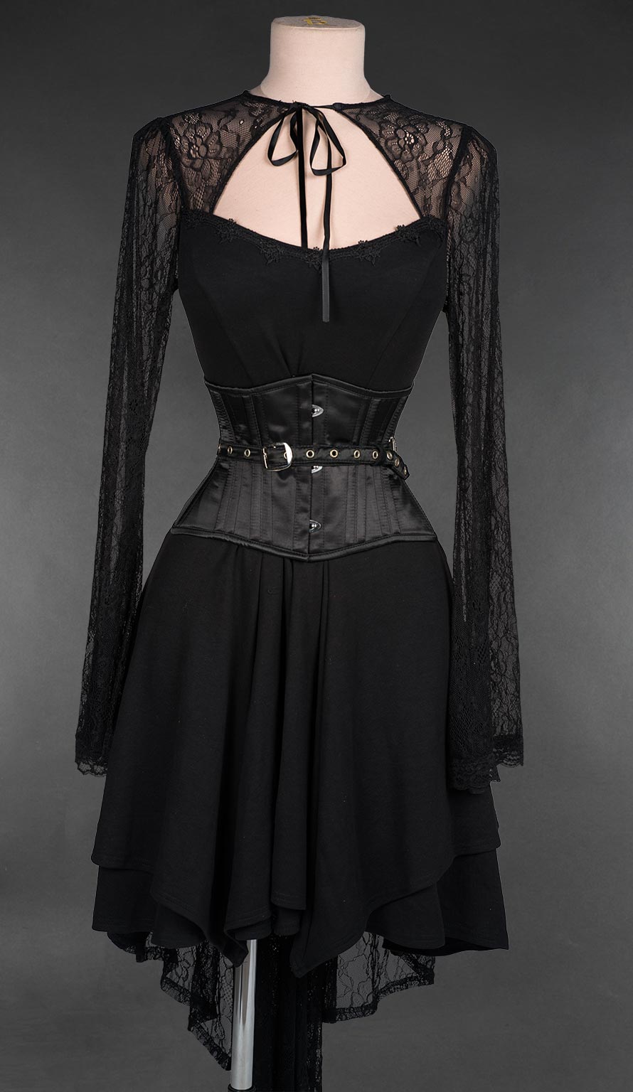 Fan Lacing Satin Extreme Waist Cincher