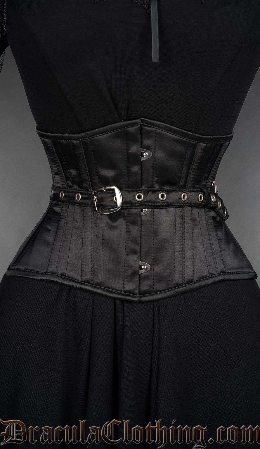 Fan Lacing Satin Extreme Waist Cincher