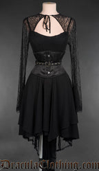 Fan Lacing Satin Waist Cincher