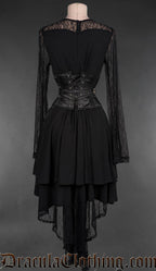 Fan Lacing Satin Waist Cincher