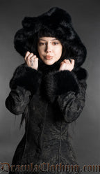 Faux Fur Cat Ear Hood